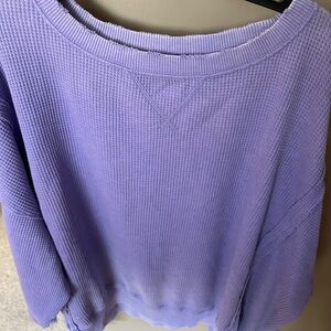 Purple American eagle sweatshirt